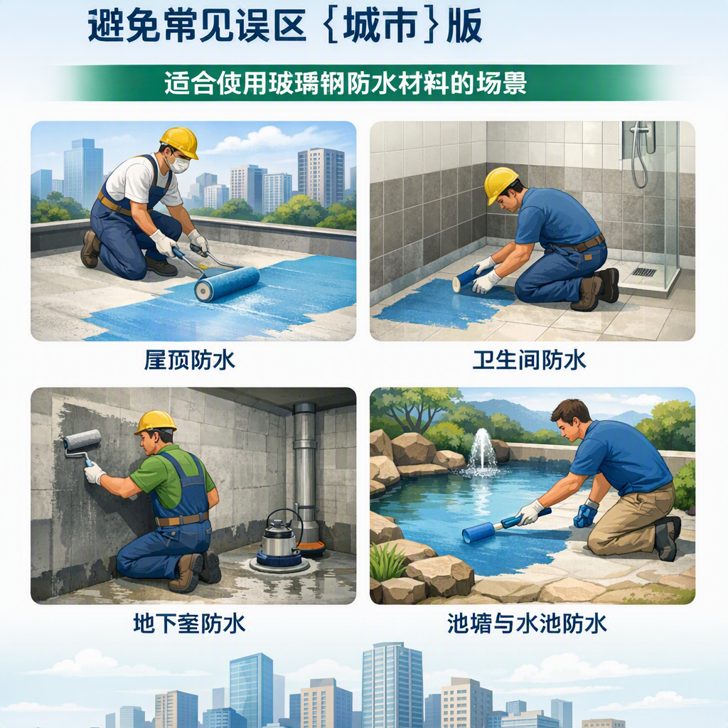 玻璃钢防水材料施工注意事项,避免常见误区 漳州 版